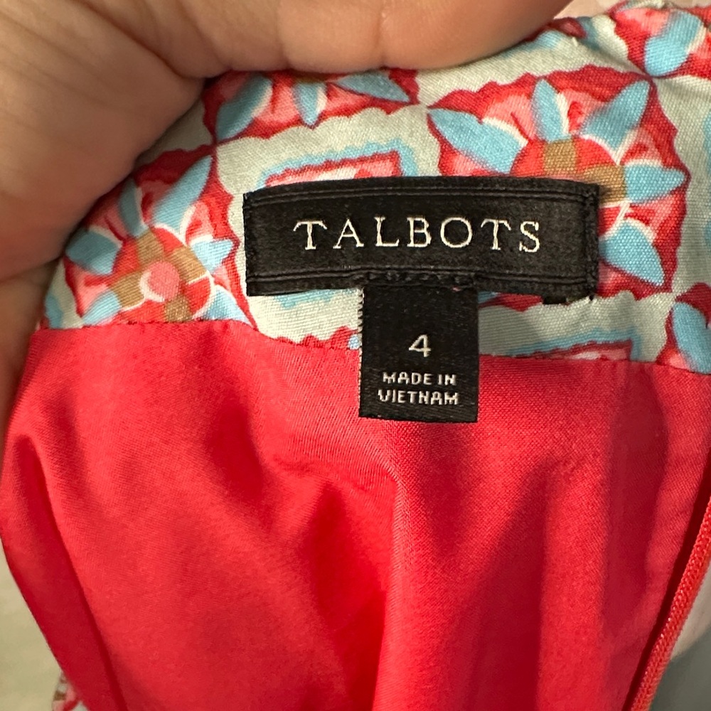 Talbots Floral Patterned Garment - Picture 2 of 4